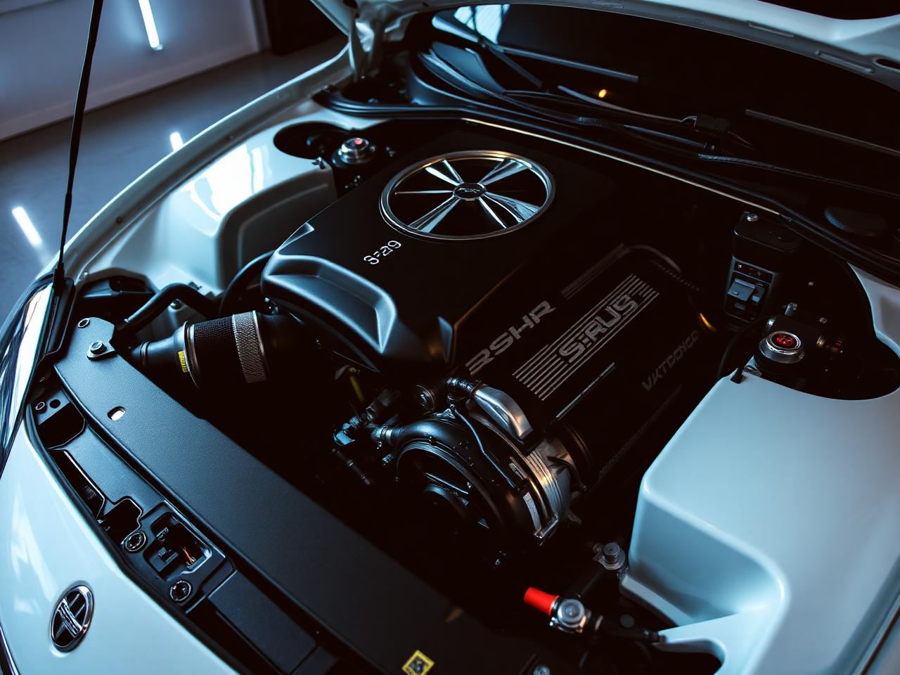 Cleaned engine bay