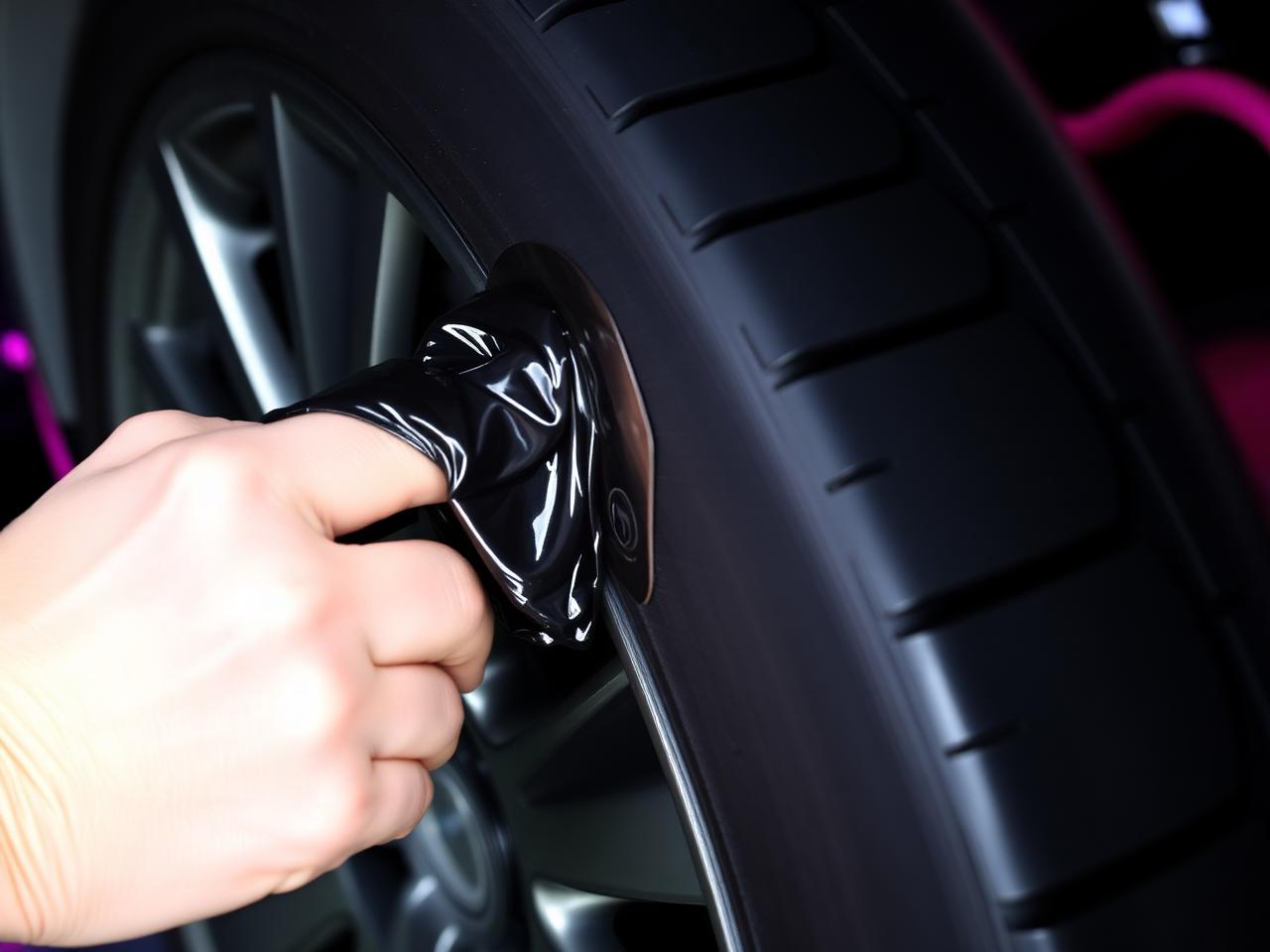 Tire shine application